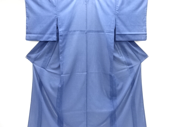 駒絽花弁散らし模様小紋着物